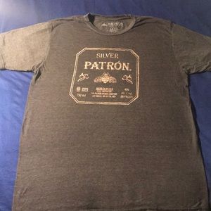 Silver Patron T-shirt size L